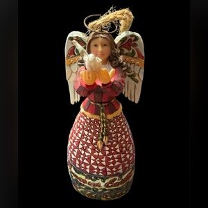 JIM SHORE Heartwood Creek 2006 “May Peace Fill Your Heart” Angel